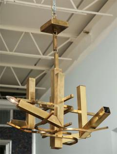 Gaetano Sciolari Gaetano Sciolari Mid Century Italian Modern Brass Eight Light Chandeliers - 4162250