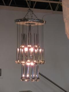 Gaetano Sciolari Gaetano Sciolari Mid Century Italian Modern Polished Chrome Chandelier - 4272737