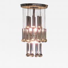 Gaetano Sciolari Gaetano Sciolari Mid Century Italian Modern Polished Chrome Chandelier - 4279145