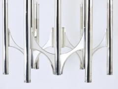 Gaetano Sciolari Gaetano Sciolari Sirius Silver Plated Mid Century Chandelier Lightolier Italy - 4054986