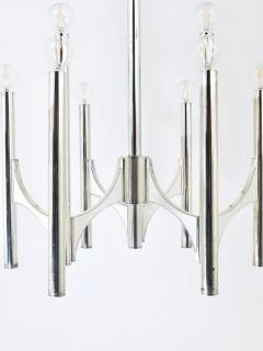 Gaetano Sciolari Gaetano Sciolari Sirius Silver Plated Mid Century Chandelier Lightolier Italy - 4054990