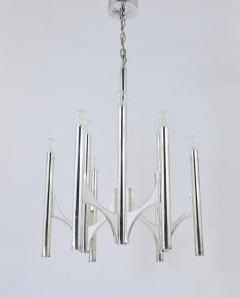 Gaetano Sciolari Gaetano Sciolari Sirius Silver Plated Mid Century Chandelier Lightolier Italy - 4054998