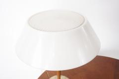 Gaetano Sciolari Gaetano Sciolari fine table lamp brass walnut white plexiglass mod A 1 1960 - 4131794