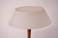 Gaetano Sciolari Gaetano Sciolari fine table lamp brass walnut white plexiglass mod A 1 1960 - 4131805