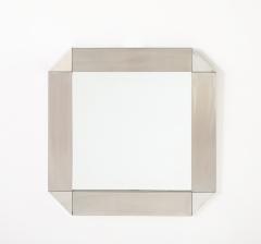 Gaetano Sciolari Gaetano Sciolari for Valenti Chrome Square Mirror Italy circa 1970 - 4425060