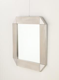 Gaetano Sciolari Gaetano Sciolari for Valenti Chrome Square Mirror Italy circa 1970 - 4425065