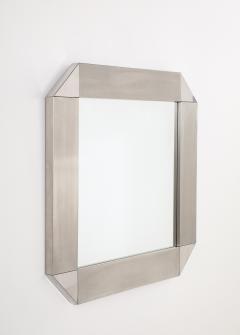 Gaetano Sciolari Gaetano Sciolari for Valenti Chrome Square Mirror Italy circa 1970 - 4425069