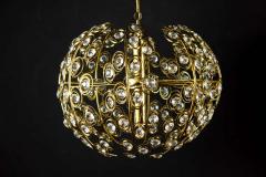 Gaetano Sciolari Globe and Diamond Crystal Midcentury Chandelier by Gaetano Sciolari 1960 - 1783774