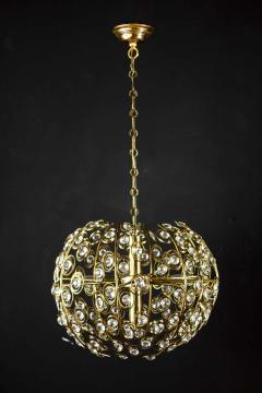 Gaetano Sciolari Globe and Diamond Crystal Midcentury Chandelier by Gaetano Sciolari 1960 - 1783775