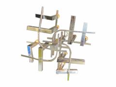 Gaetano Sciolari Italian Modern Polished Chrome 12 Light Chandelier Sciolari - 4162352