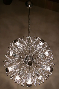 Gaetano Sciolari Italian Space Age Chrome Sputnik Chandelier Pendant Lamp by Gaetano Sciolari - 2602800