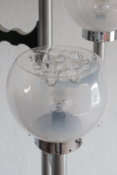 Gaetano Sciolari Italian Space Age Three Lights Floor Lamp by Gaetano Sciolari 1970s - 2601324