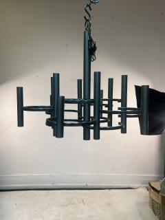 Gaetano Sciolari MODERNIST CHROME TUBULAR SPIRAL CHANDELIER BY GAETANO SCIOLARI - 3334720