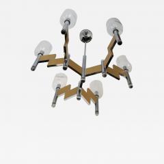 Gaetano Sciolari Mid Century Italian Chandelier by Sciolari circa 1970 - 3045625