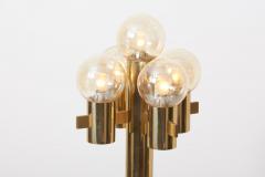 Gaetano Sciolari Midcentury Floor Lamp in Brass by Sciolari - 1033928