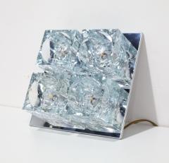 Gaetano Sciolari Murano Block Glass Sconce or Ceiling Light by Gaetano Sciolari for Lightolier - 4725484