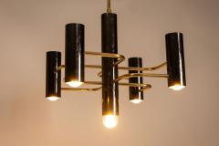 Gaetano Sciolari Pair Ceiling Lamps by Gaetano Sciolari for Boulanger Italy 1970s - 4392009