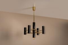 Gaetano Sciolari Pair Ceiling Lamps by Gaetano Sciolari for Boulanger Italy 1970s - 4392022