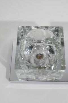 Gaetano Sciolari Pair of Mid Century Wall Lights with Cubist Design by Sciolari for Lightolier - 1544696