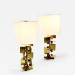 Gaetano Sciolari Rare pair of table Lamps - 3343223