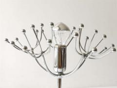 Gaetano Sciolari Two Gaetano Sciolari Chrome Sputnik Side or Table Lamps Midcentury Italy 1960s - 4040229