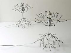 Gaetano Sciolari Two Gaetano Sciolari Chrome Sputnik Side or Table Lamps Midcentury Italy 1960s - 4040239