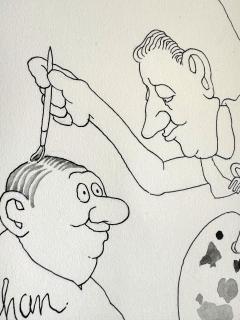 Gahan Wilson Barber Paints Mans Bald Head The Usual Sir Yes Please  - 4430330