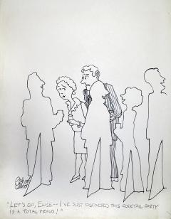 Gahan Wilson Cocktail Party Surprise Conceptual Artist - 4433320