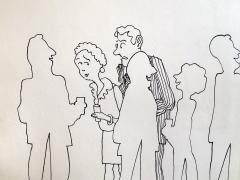 Gahan Wilson Cocktail Party Surprise Conceptual Artist - 4433321