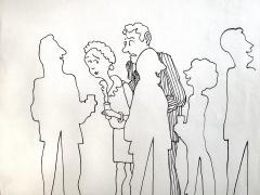 Gahan Wilson Cocktail Party Surprise Conceptual Artist - 4433323