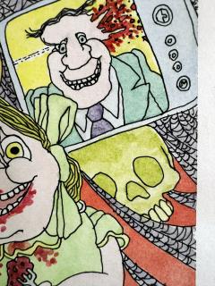 Gahan Wilson Grotesque Monsters Demons Eating Human Flesh - 4391189