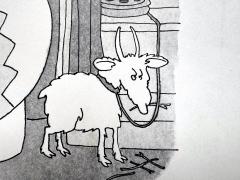 Gahan Wilson Macabre Sacrifice in the Office New Yorker Cartoon Dark Humor - 4202039