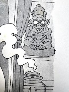 Gahan Wilson Macabre Sacrifice in the Office New Yorker Cartoon Dark Humor - 4202043