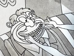 Gahan Wilson Man with Big Smile New Yorker Cartoon - 4309339