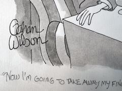 Gahan Wilson Man with Big Smile New Yorker Cartoon - 4309341