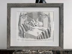 Gahan Wilson Man with Big Smile New Yorker Cartoon - 4309345