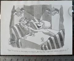 Gahan Wilson Man with Big Smile New Yorker Cartoon - 4309347