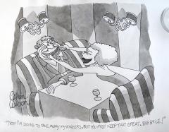 Gahan Wilson Man with Big Smile New Yorker Cartoon - 4309348