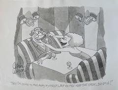 Gahan Wilson Man with Big Smile New Yorker Cartoon - 4310027