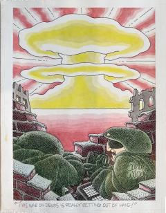Gahan Wilson Original Gahan Wilson Artwork War on Drugs is Really Getting Out of Hand - 4597202