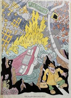 Gahan Wilson Still You Gotta Admit Crime is Down New Yorker Cartoon - 4320048