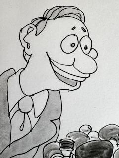 Gahan Wilson The Happy Face Political Party Logo Gahan Wilson Original Artwork - 4613805