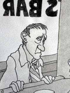 Gahan Wilson The Worlds Most Miserable Man Gets Bad News - 4357625