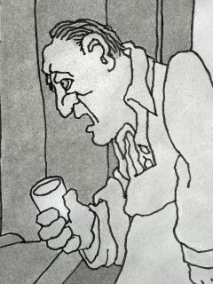 Gahan Wilson The Worlds Most Miserable Man Gets Bad News - 4357629