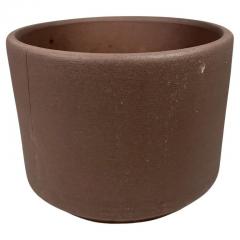 Gainey Ceramics 1960s Architectural Pottery by Gainey Ceramics Brown Planter Pot Calif - 3752745