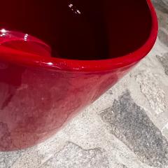 Gainey Ceramics 1960s Fabulous Red Gainey Planter Architectural Pottery California - 3263919