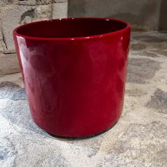 Gainey Ceramics 1960s Fabulous Red Gainey Planter Architectural Pottery California - 3263921