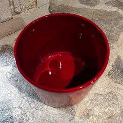 Gainey Ceramics 1960s Fabulous Red Gainey Planter Architectural Pottery California - 3263922