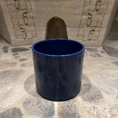 Gainey Ceramics 1960s GAINEY Pottery Cobalt BLUE AC 12 Architectural Planter Pot California - 2726438