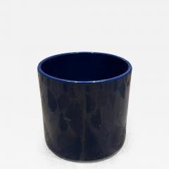 Gainey Ceramics 1960s GAINEY Pottery Cobalt BLUE AC 12 Architectural Planter Pot California - 2729712